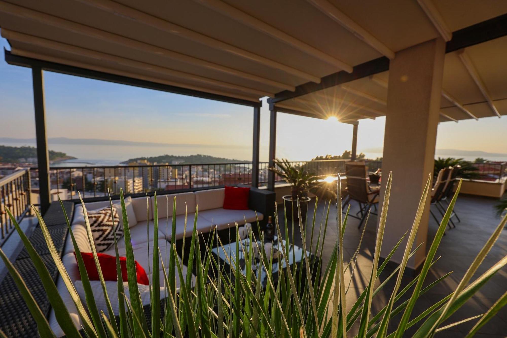 Penthouse Sunset Makarska Leilighet Eksteriør bilde